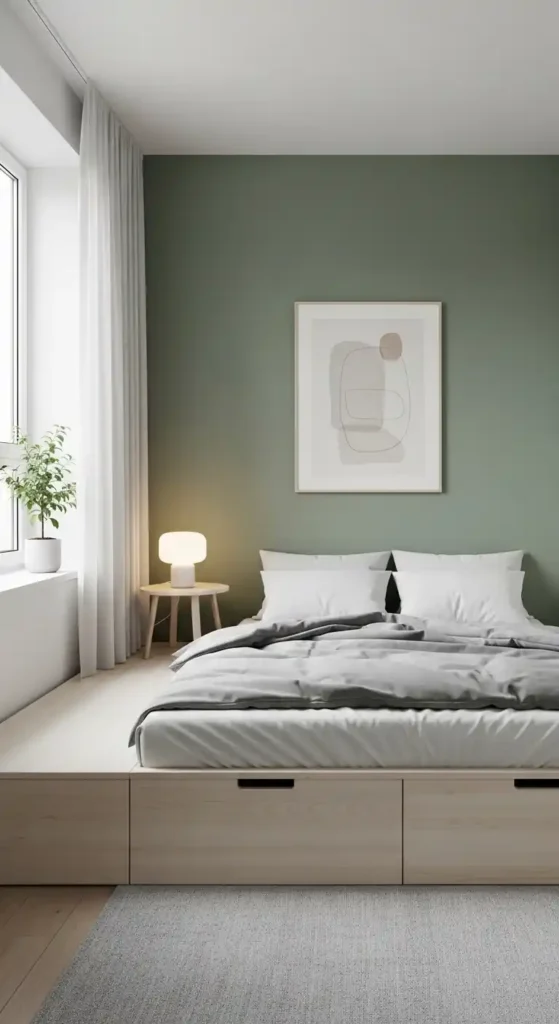 compact-minimalist-platform-bed-setup