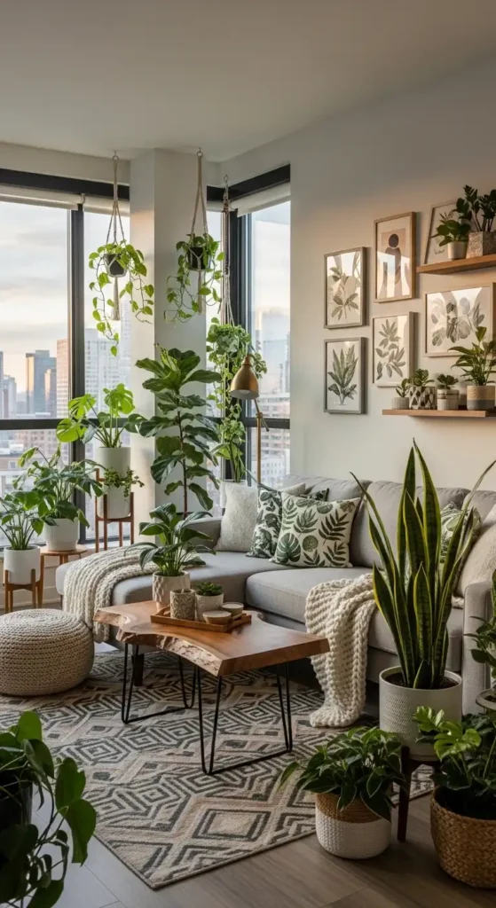 Urban Jungle Living Room