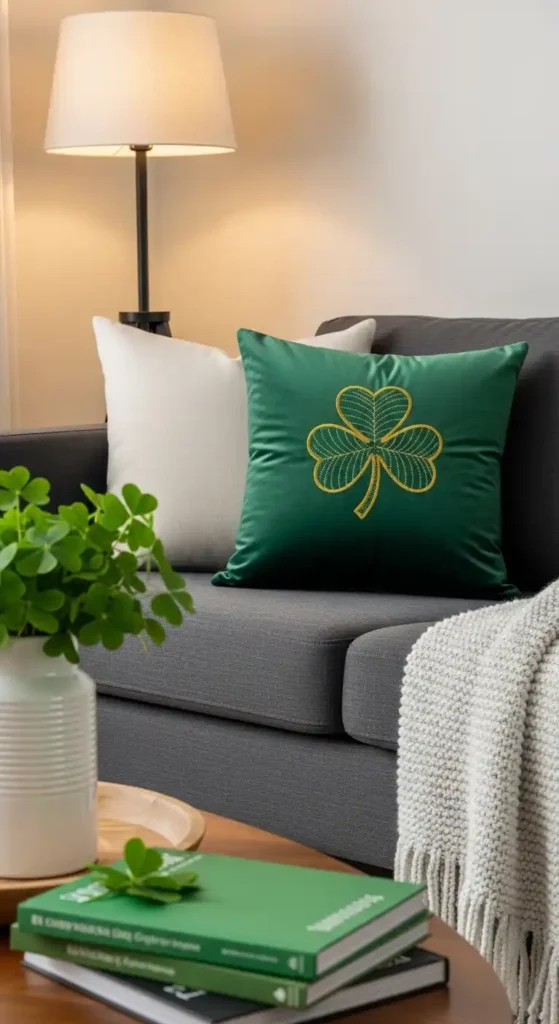 green-accent-pillows