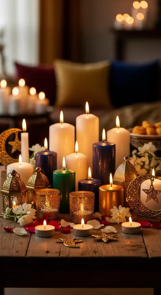 candle-and-tea-light-display