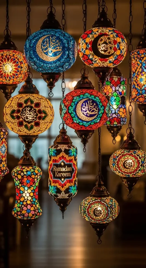 painted-glass-lanterns