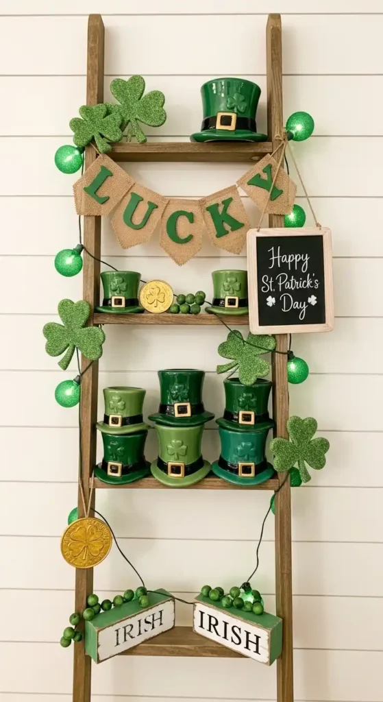 rustic-ladder-display