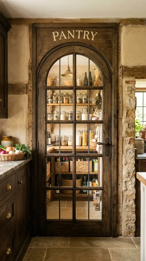 grid-pattern-arched-glass-door